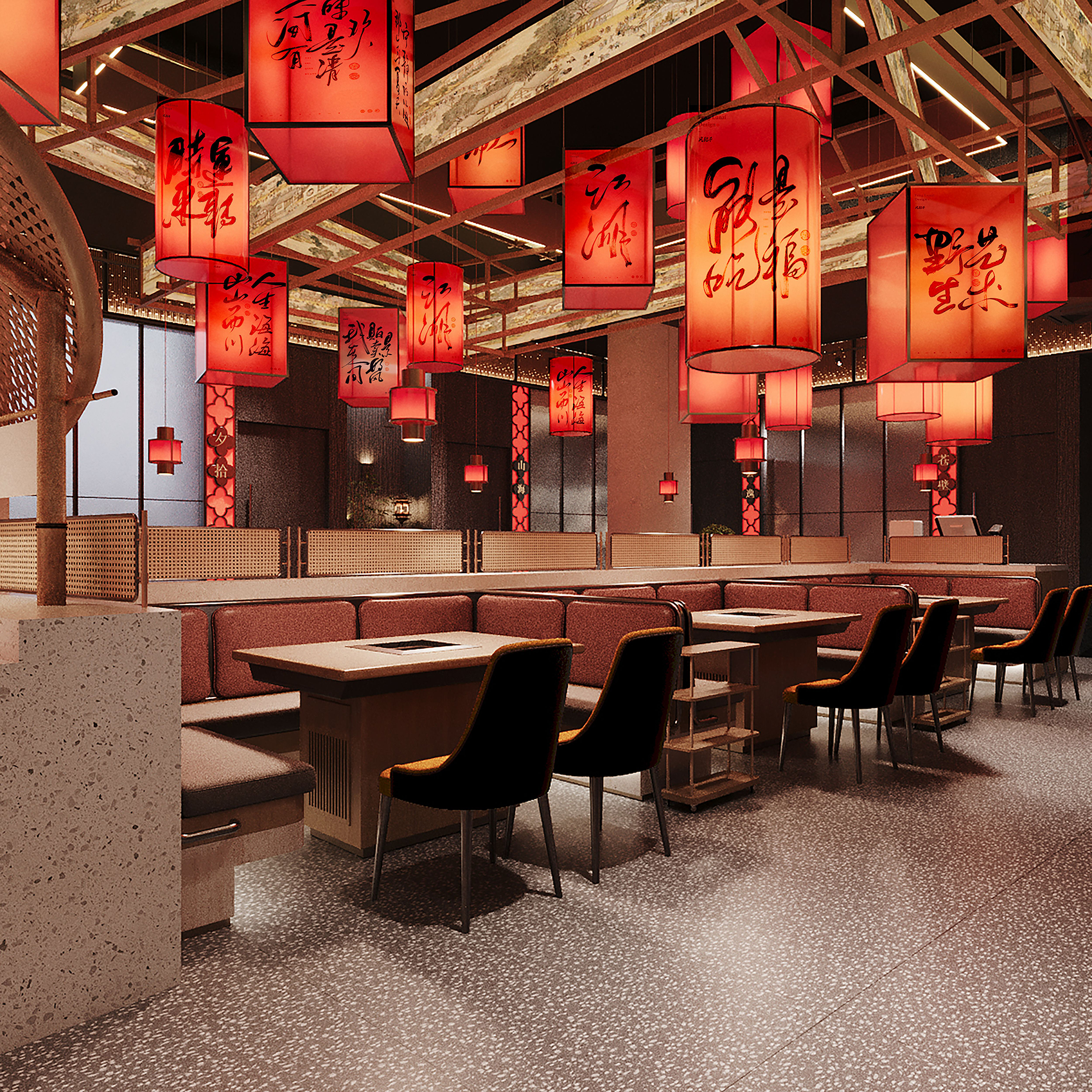 Flexible customization booth seating Flexible customization booth seating