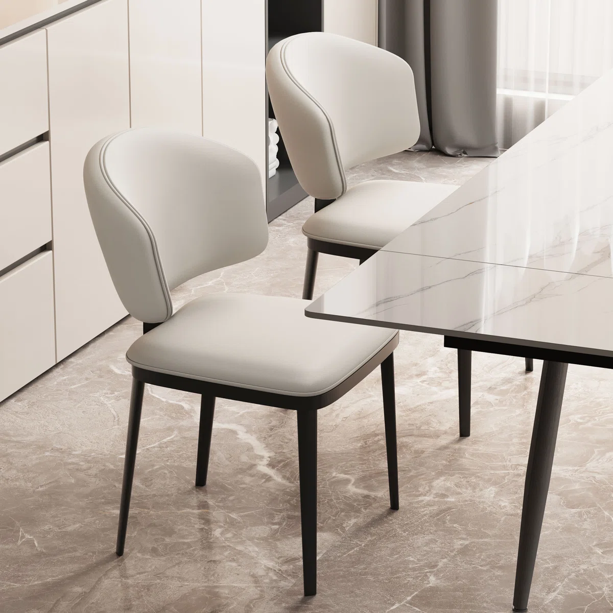 Modern Faux Leather Dining Chairs9 Modern Faux Leather Dining Chairs9