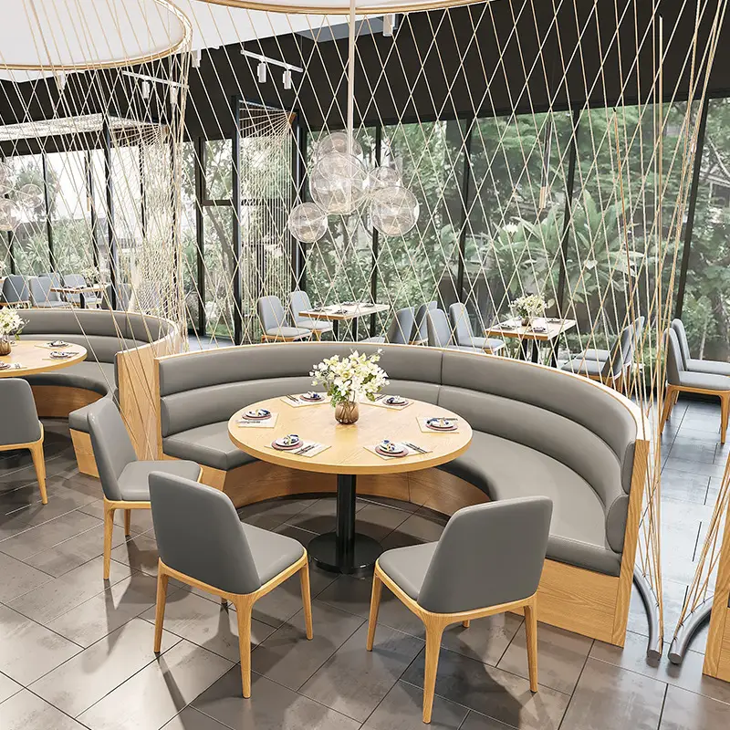 Semi-Circular Restaurant Booths2
