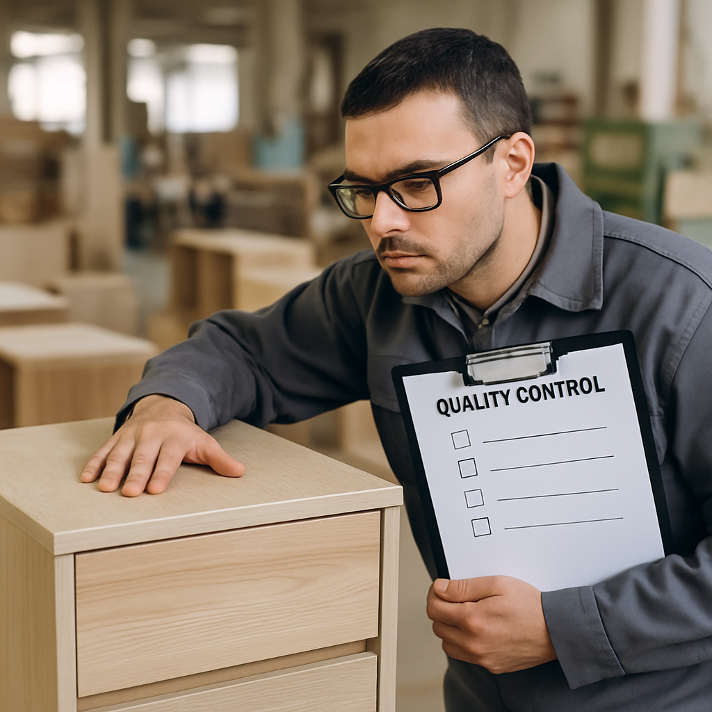 Quality control in furniture manufacturing Quality control in furniture manufacturing