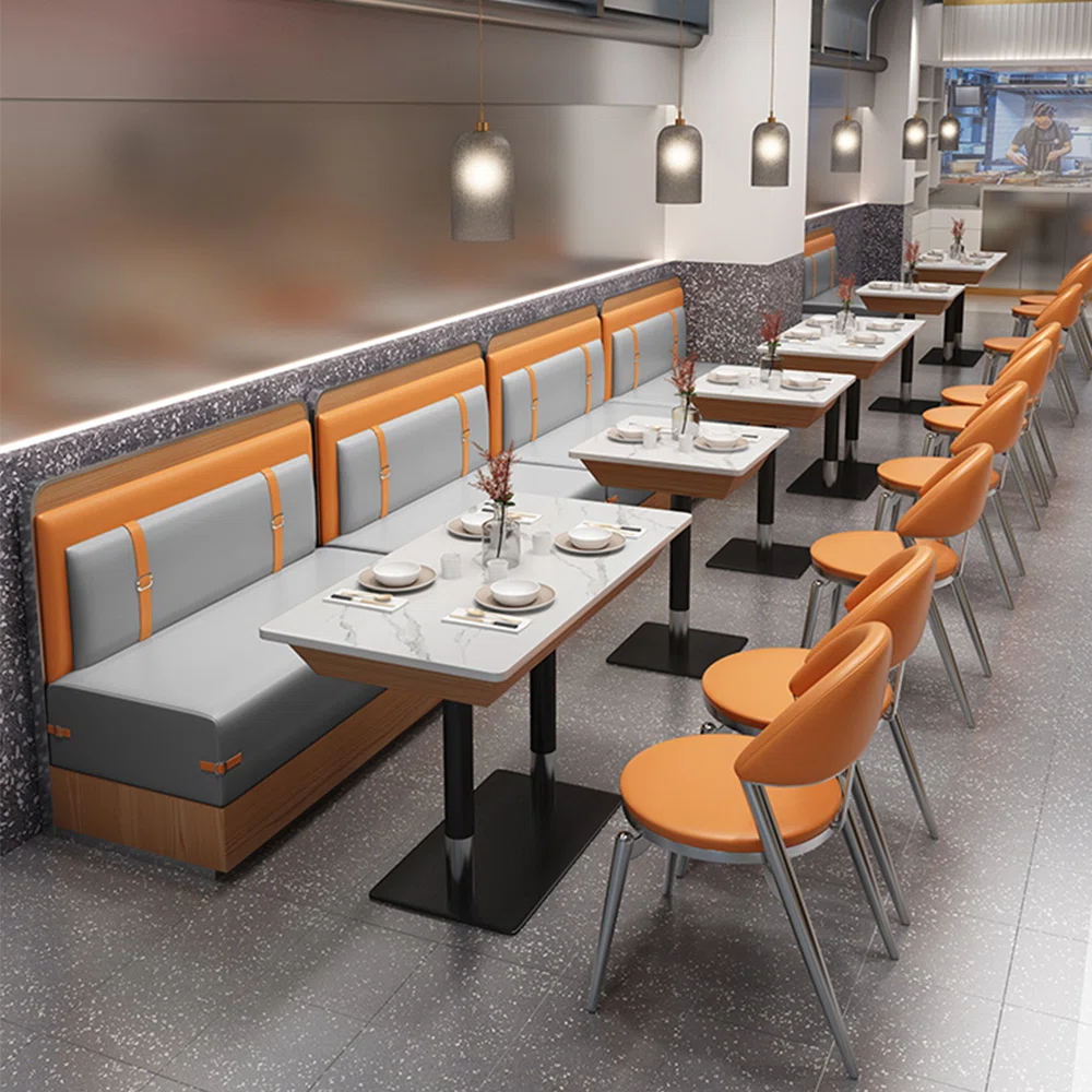 Modern Simple Dessert Shop Cafe Restaurant Bench Faux Leather Upholstered Bench2 Modern Simple Dessert Shop Cafe Restaurant Bench Faux Leather Upholstered Bench2