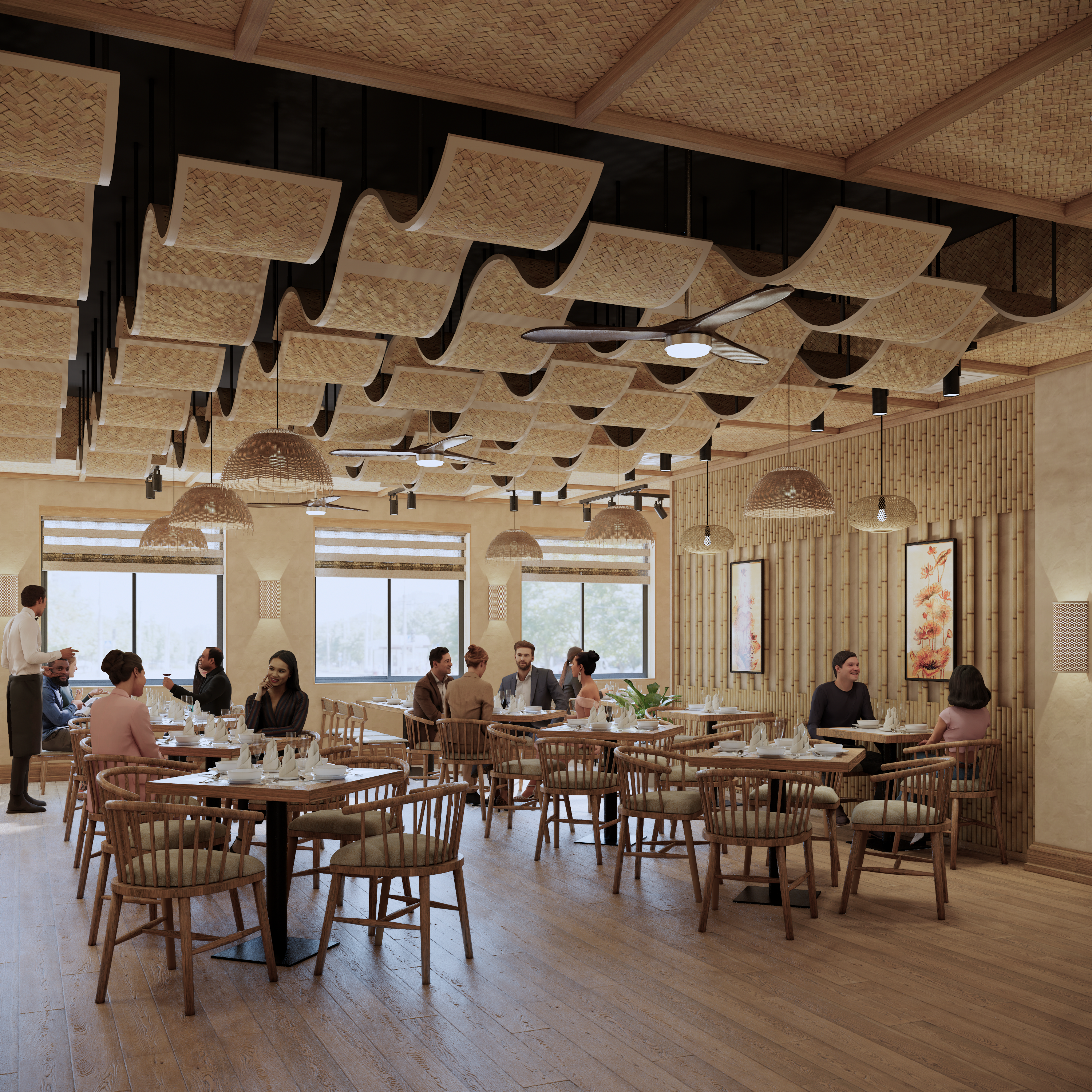 Upholstered Dining Chairs by Zhongjing Furniture — Comfort, Style, and Elegance