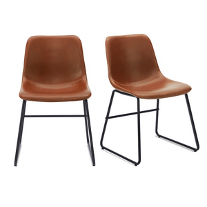 Faux Leather Upholstered Dining Chair