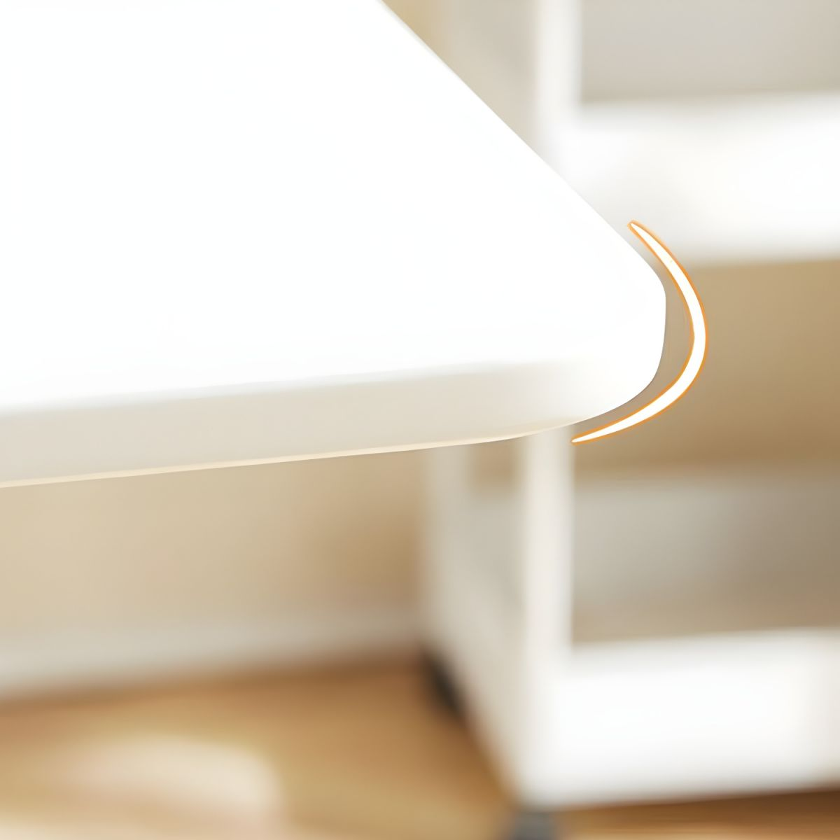 Modern Wood Dining Table with Metal Tulip Base