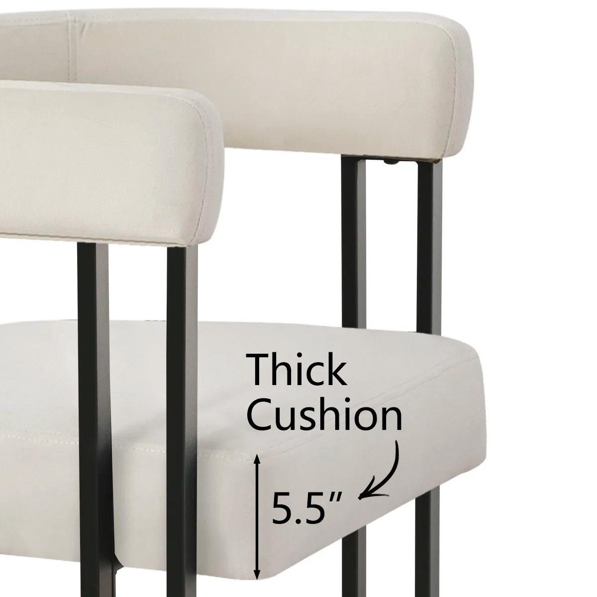 Faux Leather Dining Arm Chair