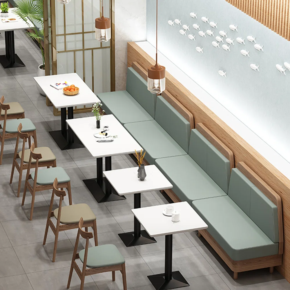 Modern Light Luxury High-end Restaurant Bench