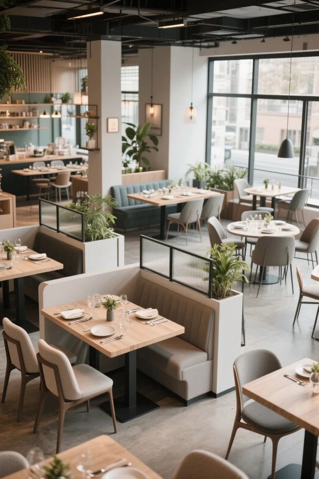 coworking caf&eacute; furniture restaurant hybrid seating