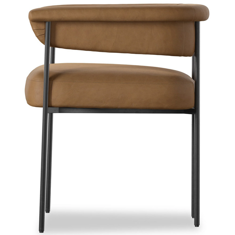 Faux Leather Armchair Dining Chair