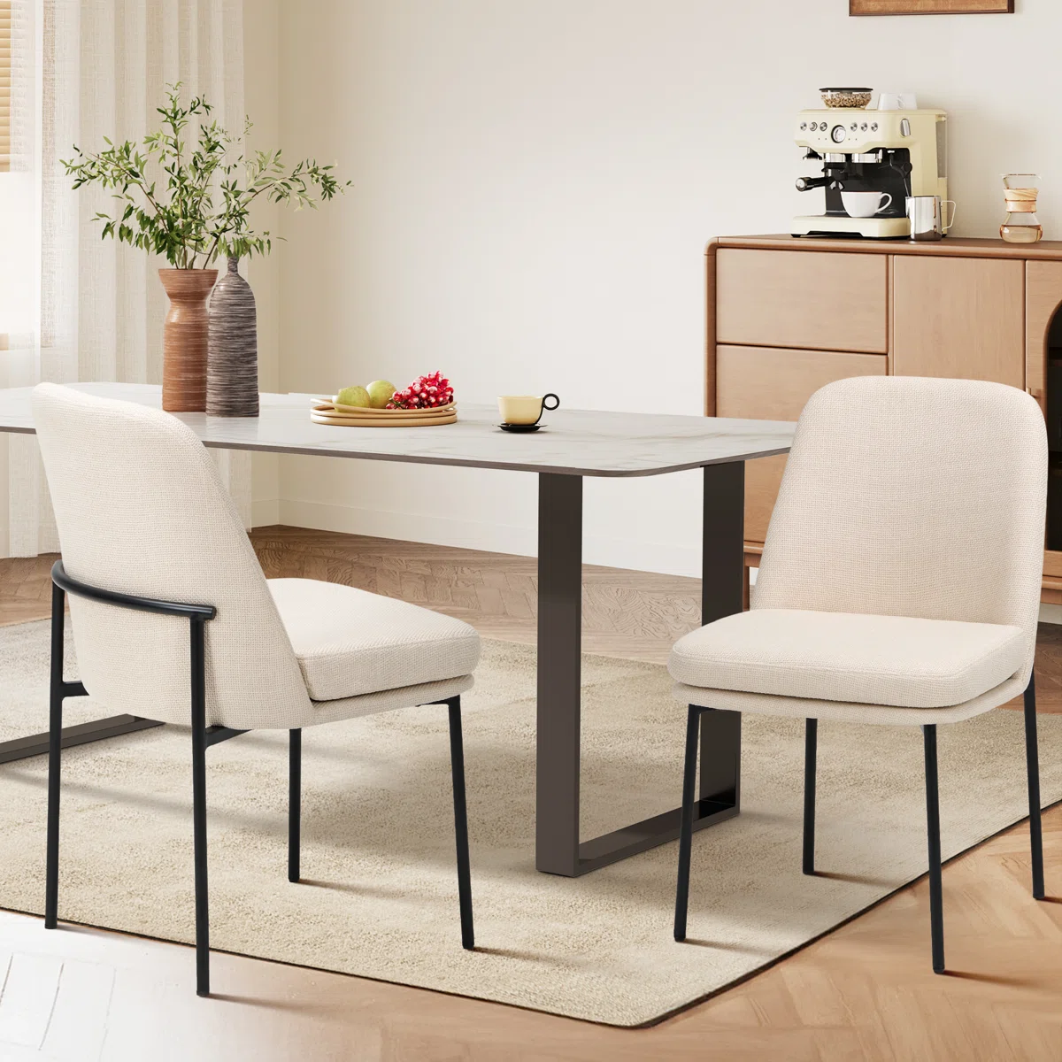 Upholstered Parsons Side Chair Dining Chair4