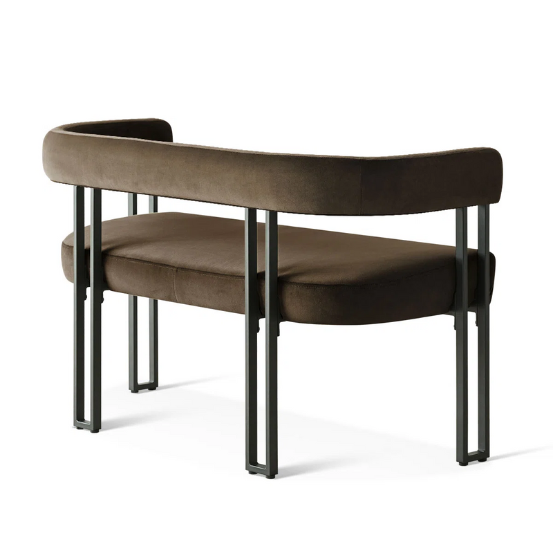 Upholstered Frame Arm Loveseat