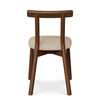 Dining Chair - Walnut And Ratine Buff