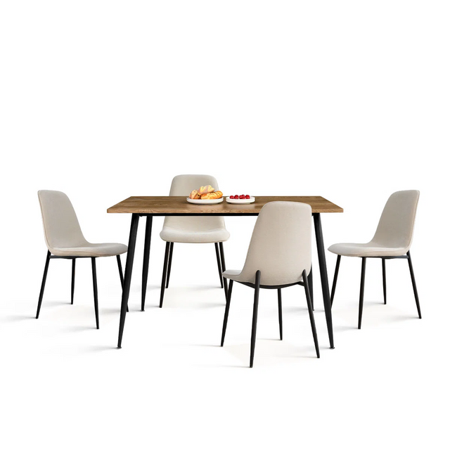 Restaurant Table And Chenille Chair Sets