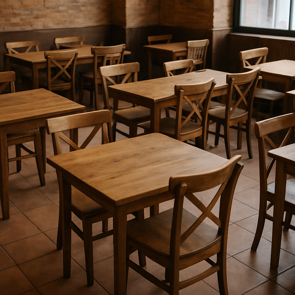 Small cafe interior with tables and chairs.png