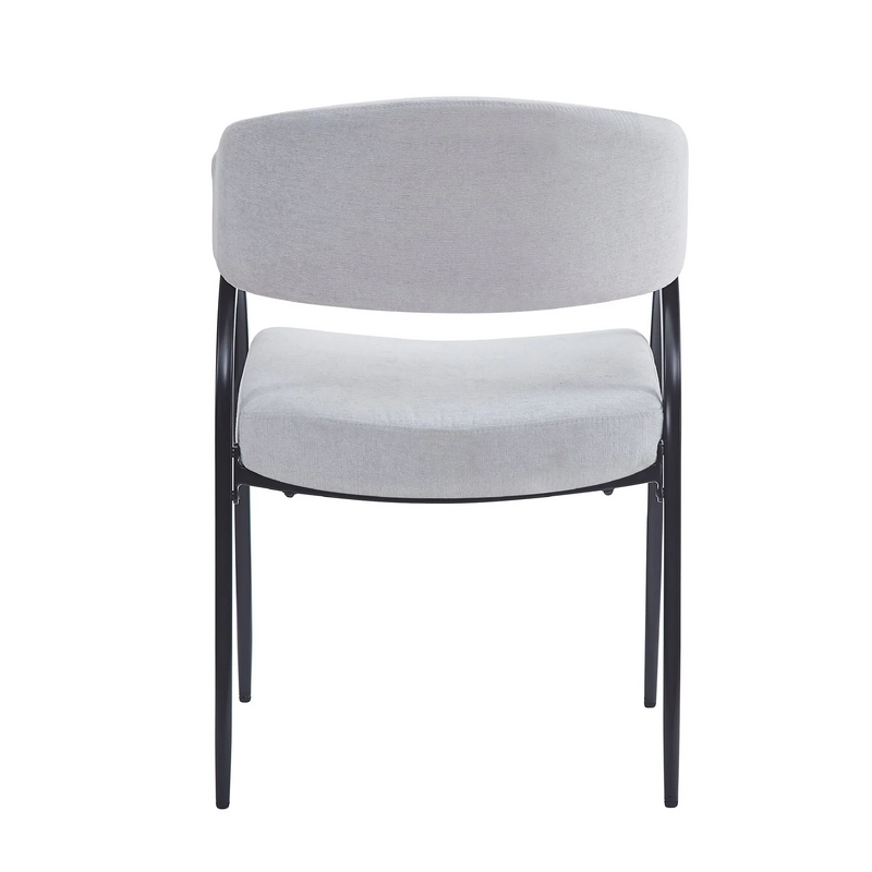 Upholstered Dining Chairs with Metal Legs