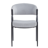 Upholstered Dining Chairs with Metal Legs