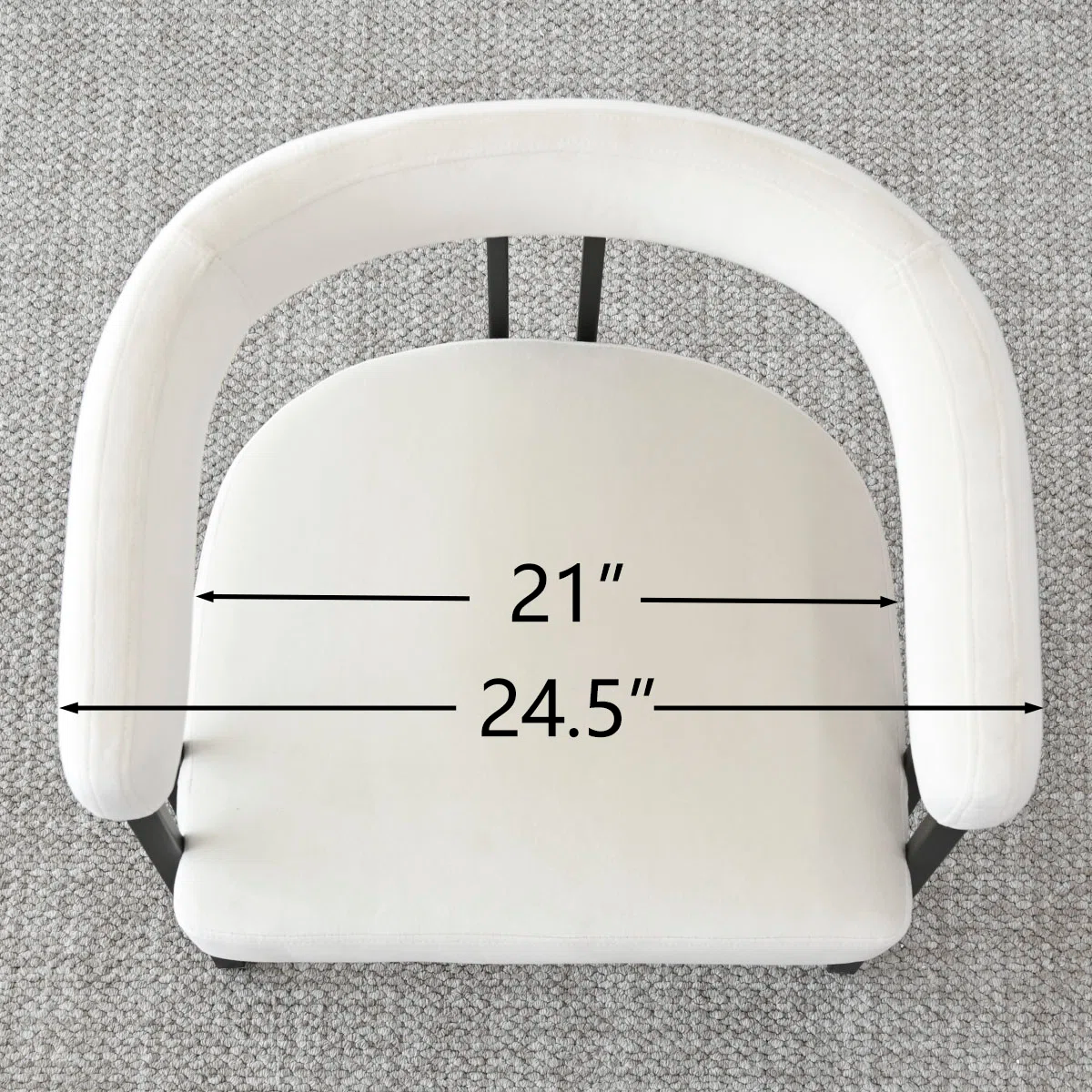 Faux Leather Dining Arm Chair