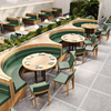 Semi-Circular Restaurant Booths