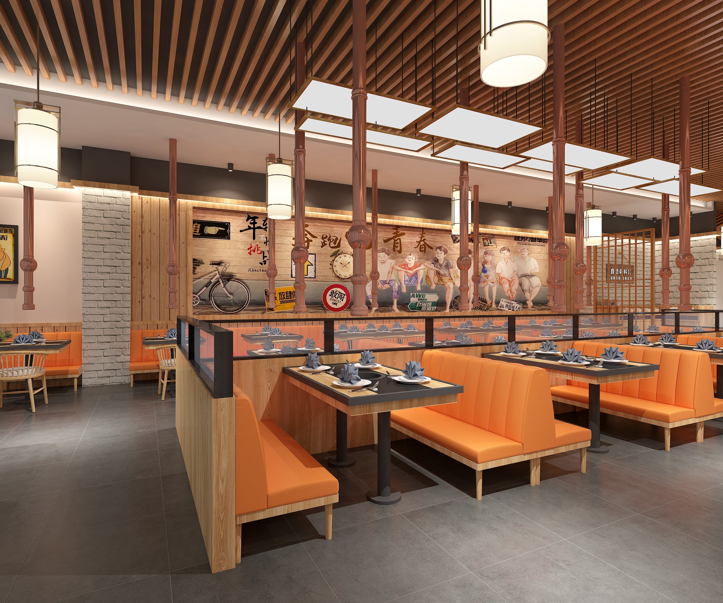 Durable booth seating fabric