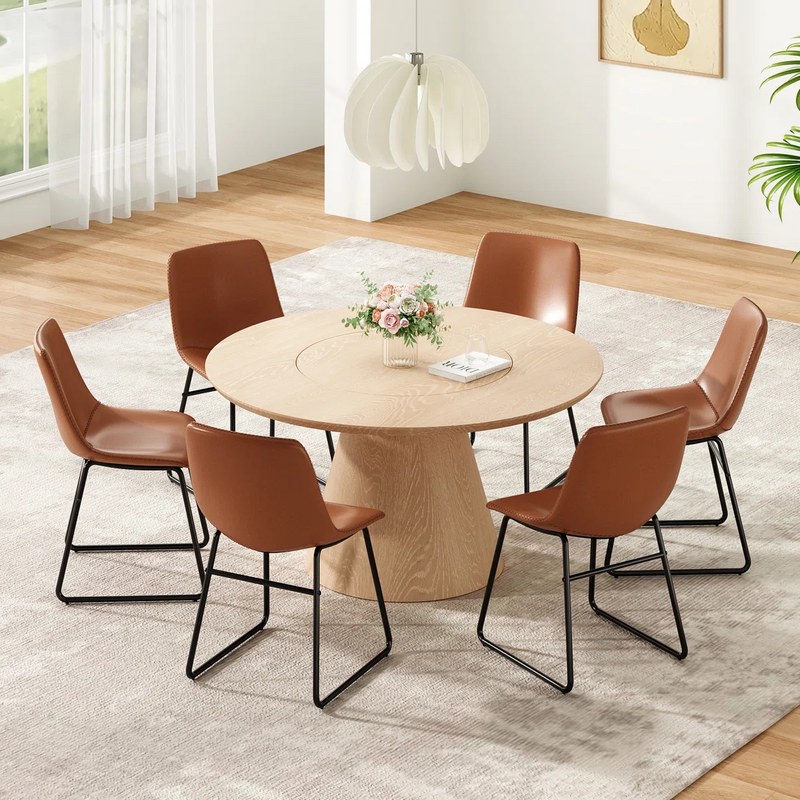 Faux Leather Upholstered Dining Chair