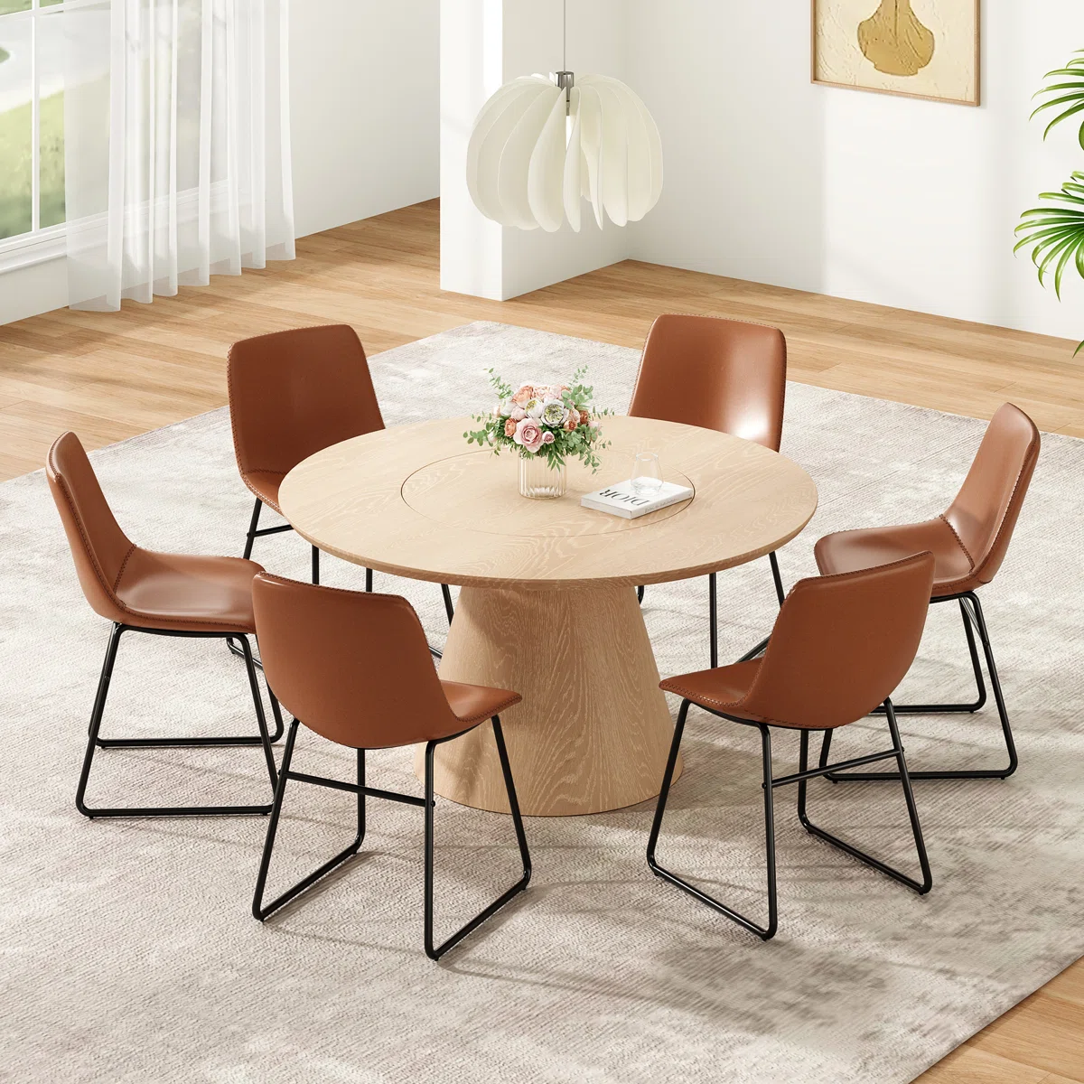 Faux Leather Upholstered Dining Chair