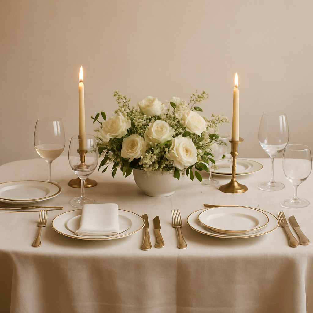 Luxurious dining chairs and table