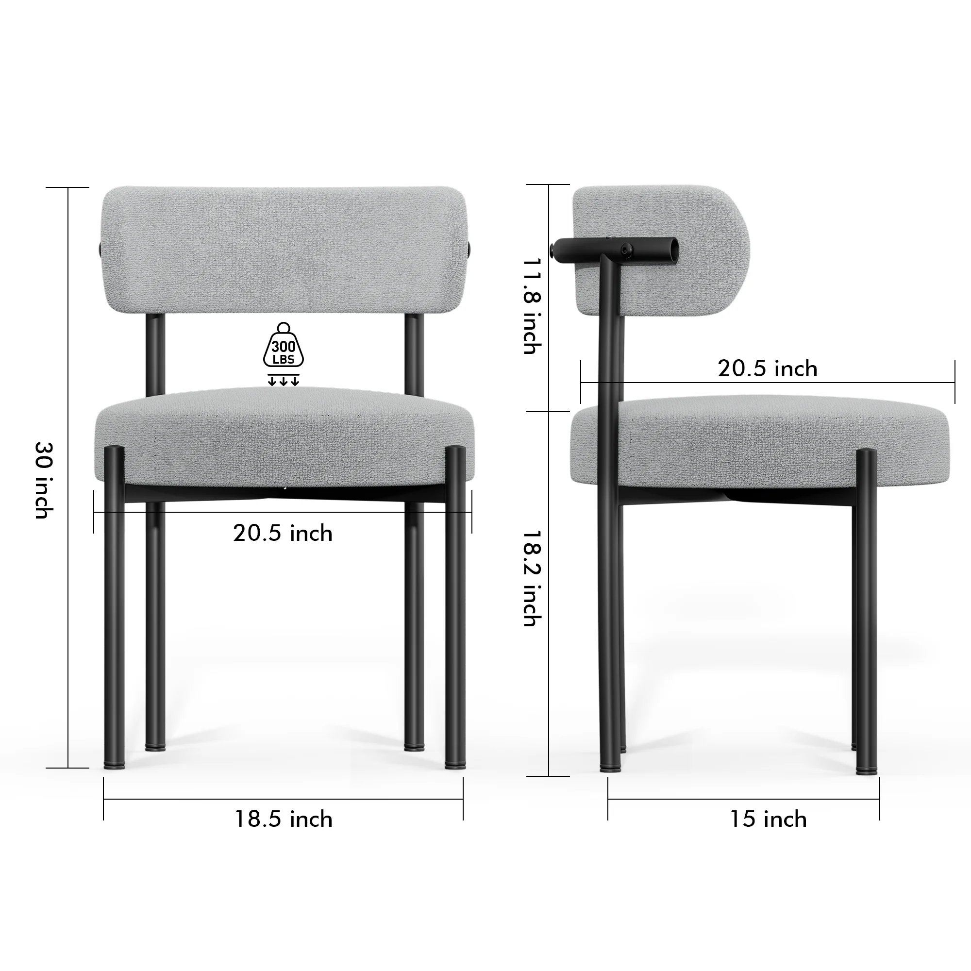 Modern Medieval Metal Dining Chairs