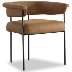 Faux Leather Armchair Dining Chair