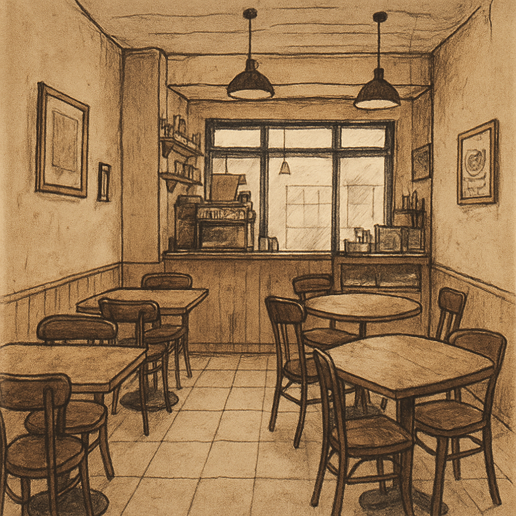 hopping for cafe furniture