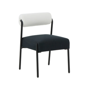 Cream and Black Performance Dining Chairs