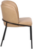 Brown Faux Leather Upholstered Dining Chair
