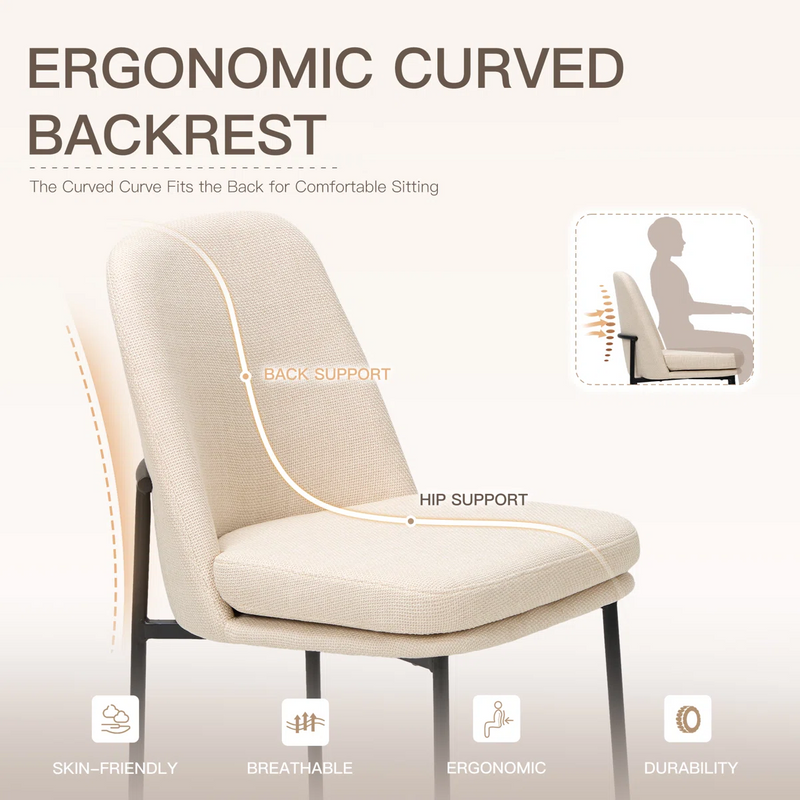 Upholstered Parsons Side Chair Dining Chair