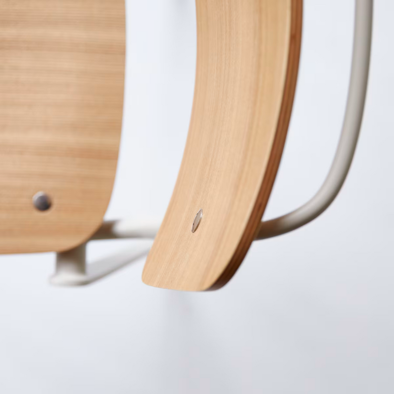 The Black Metal And Bent Wood Chair