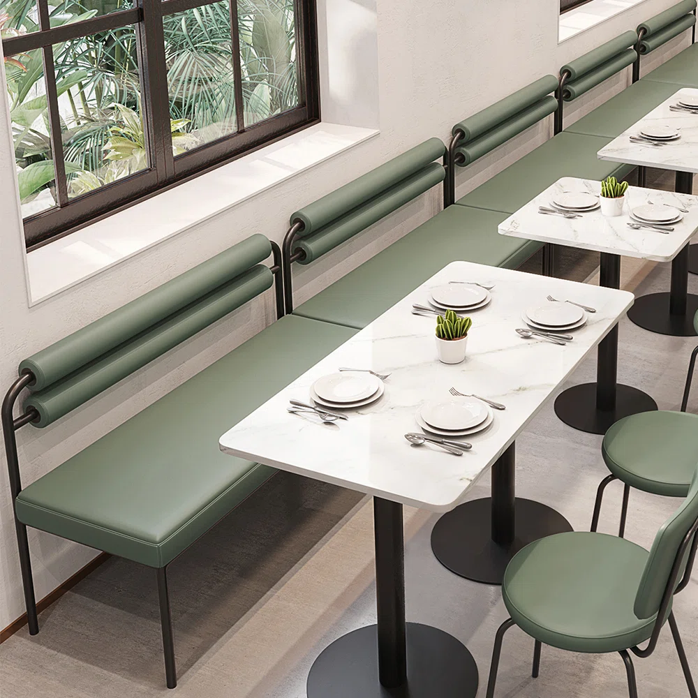 Fashion Simple Light Luxury Restaurant Bench