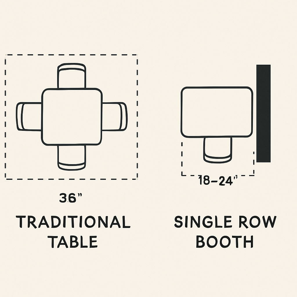 Curved Restaurant Booths