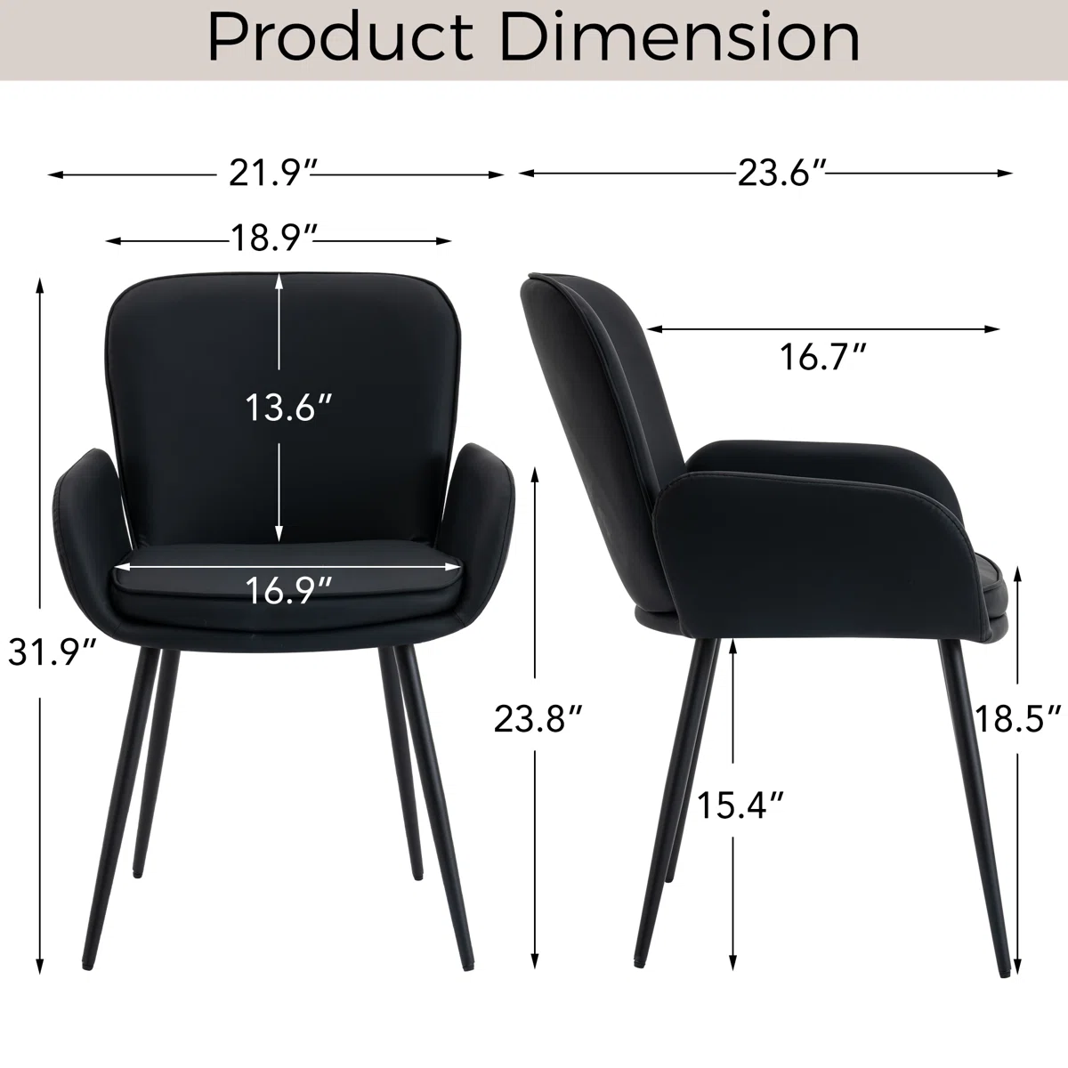 Leather Dining Chairs With Metal Legs