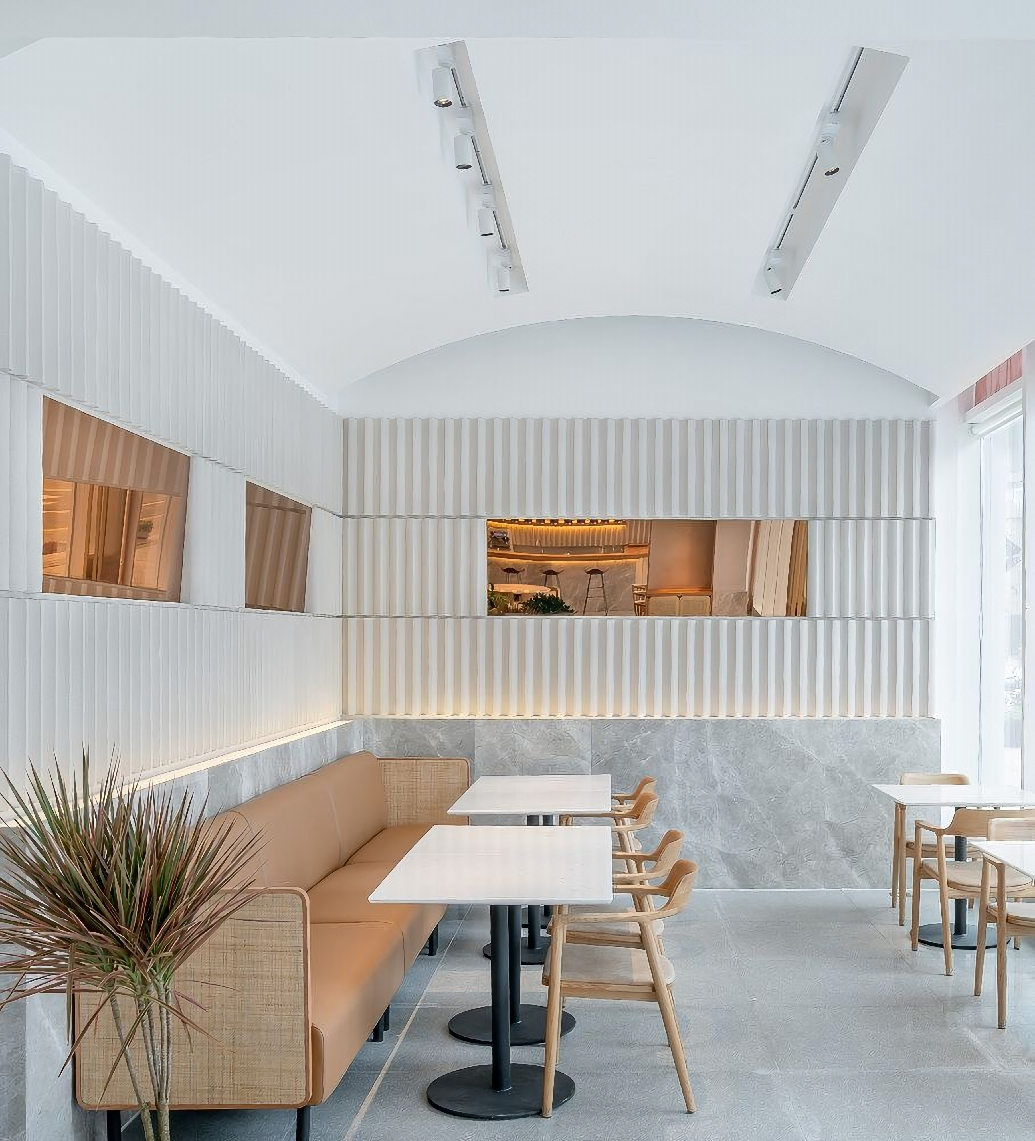 Technical cloth booth seating