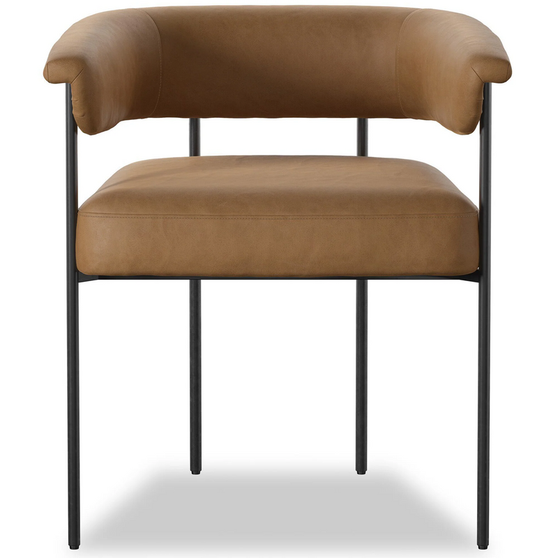 Faux Leather Armchair Dining Chair