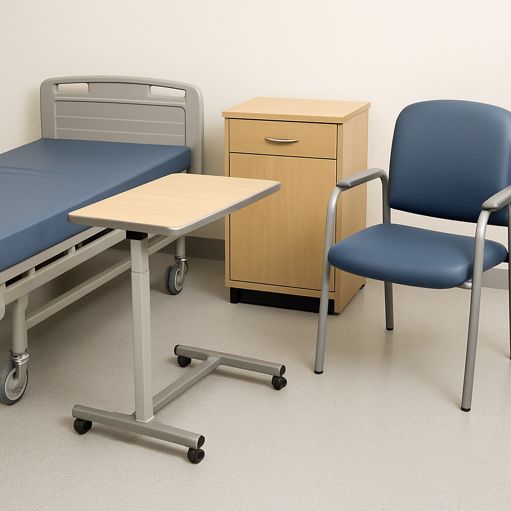 Durable hospital furniture materials