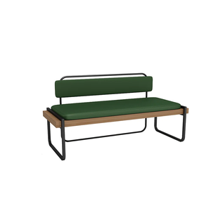 Faux Leather Upholstered Single Row Restaurant Booths