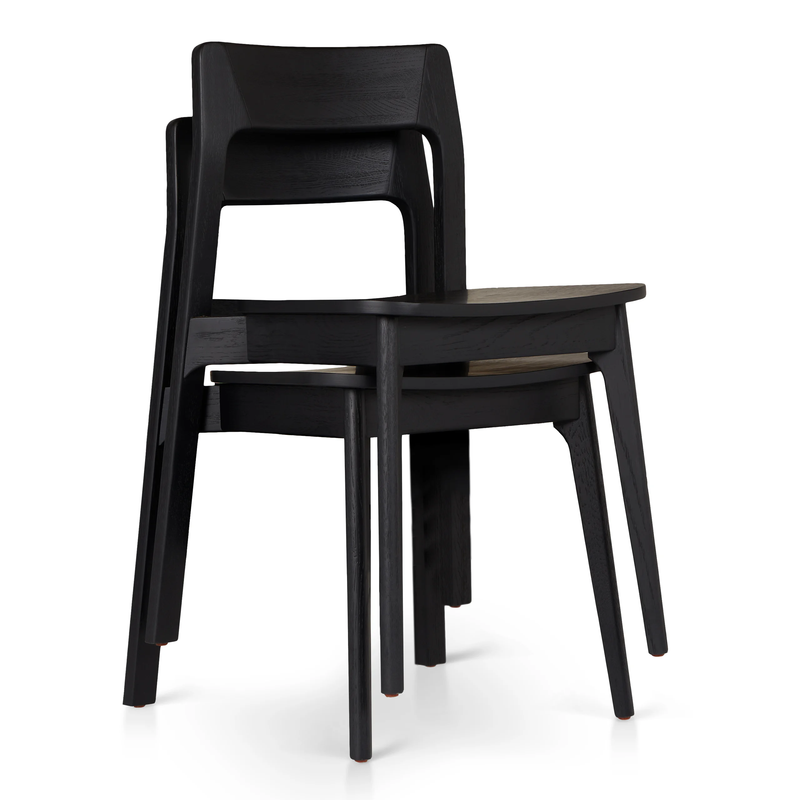 Stackable Dining Chair - Black