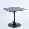 Tulip Base Black Square Table