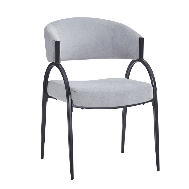 Upholstered Dining Chairs with Metal Legs