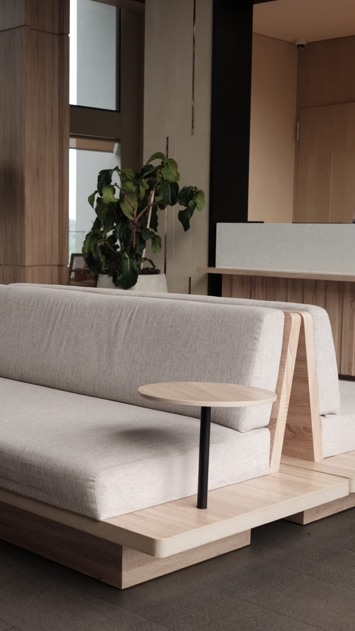 modular banquette seating units for coffee shop