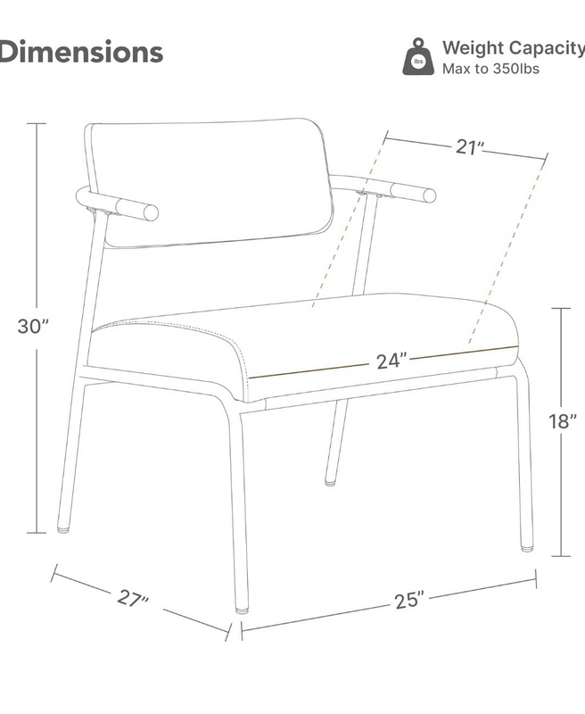 Mid Century Modern Accent Chair