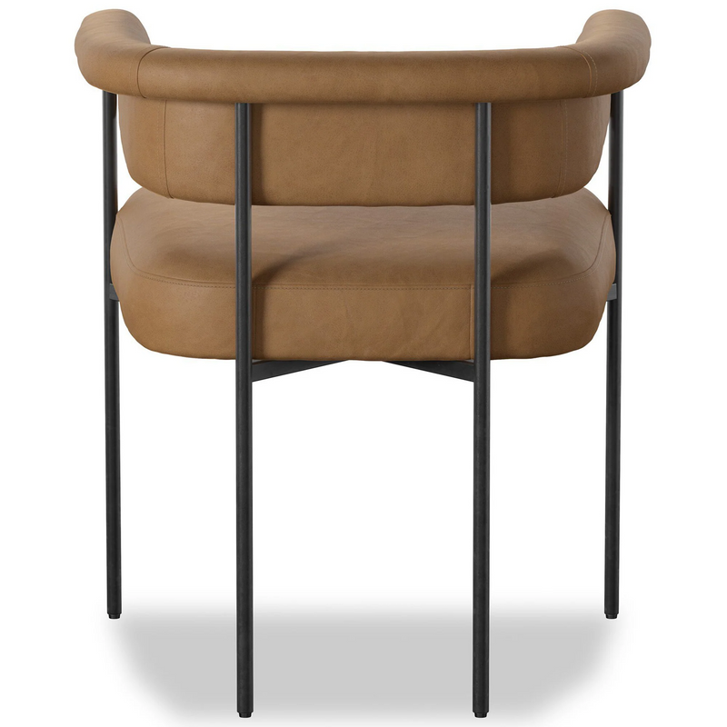 Faux Leather Armchair Dining Chair