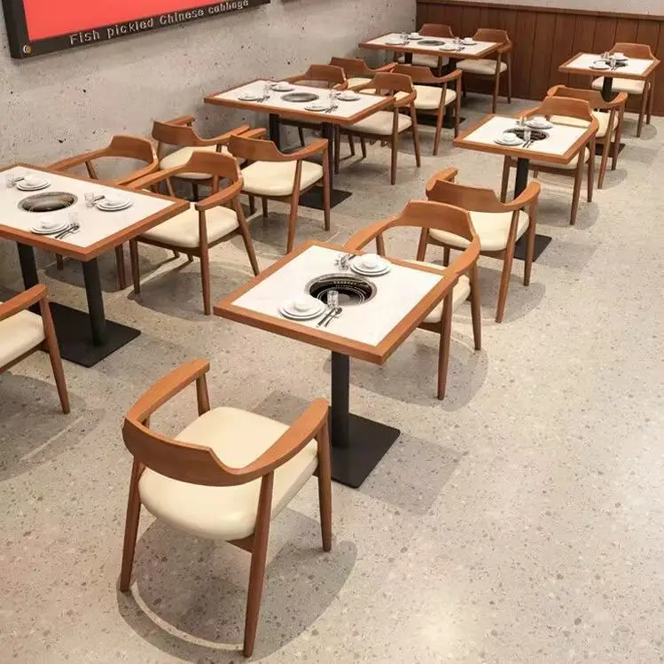 European style minimalist internet famous solid wood chairs