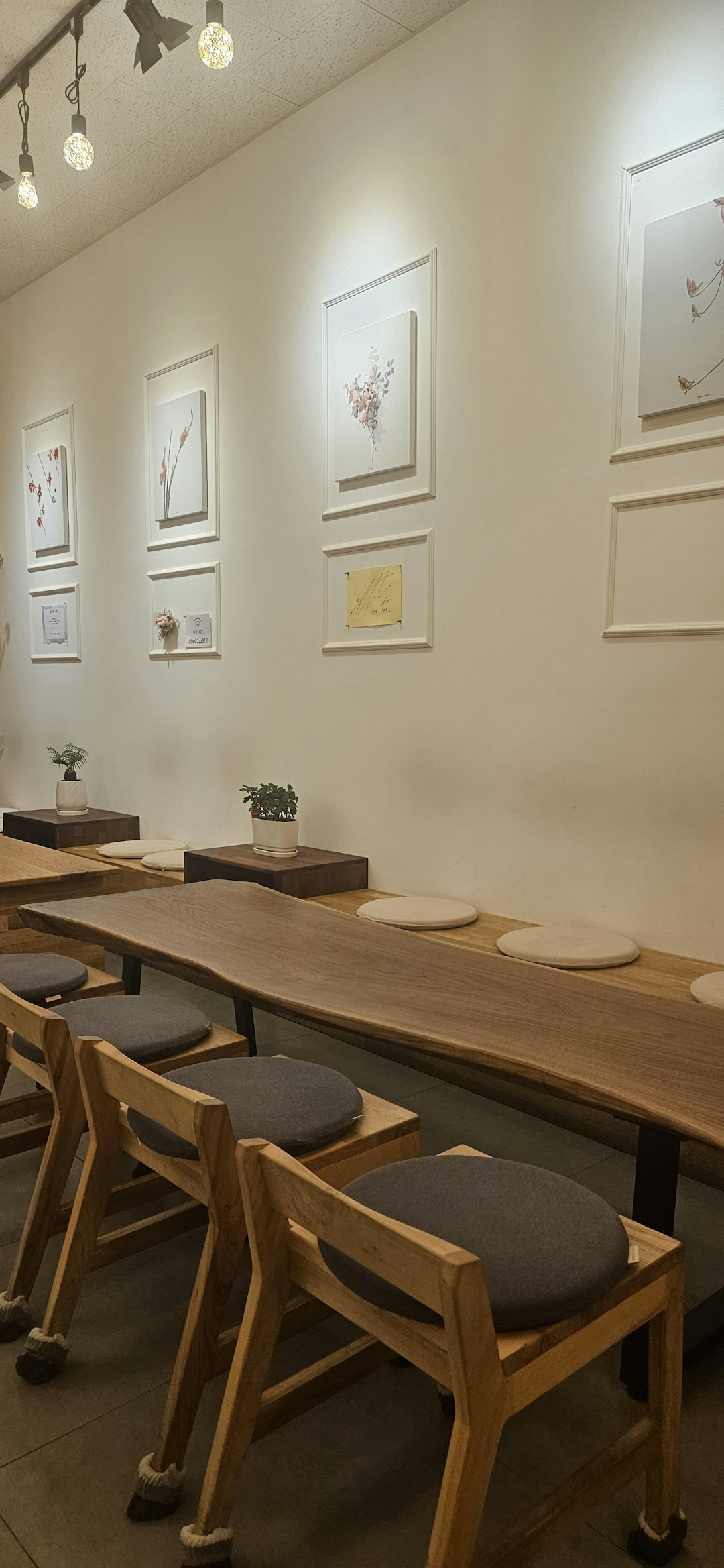 showroom with a variety of cafe furniture options