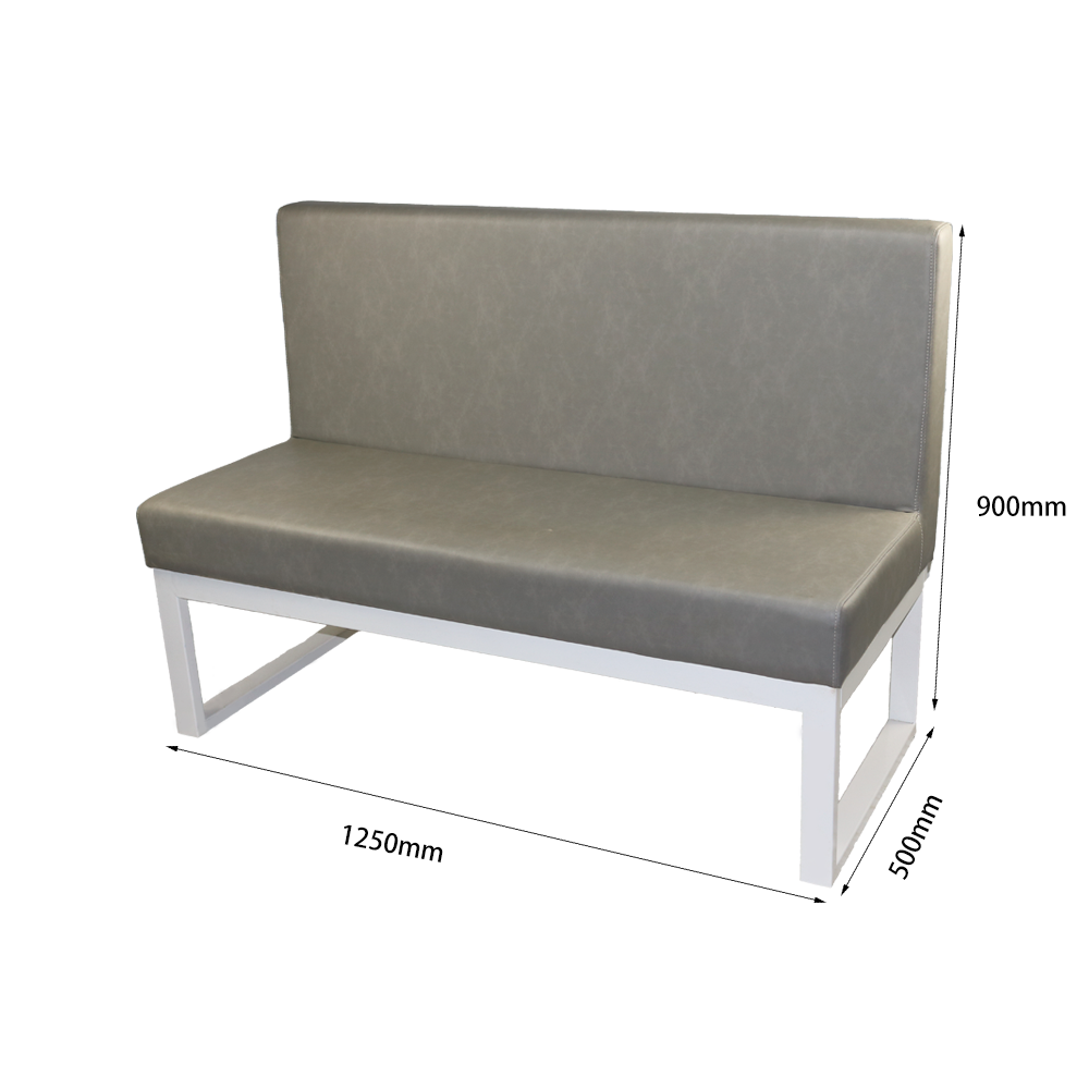 Iron Base Single Row Booth
