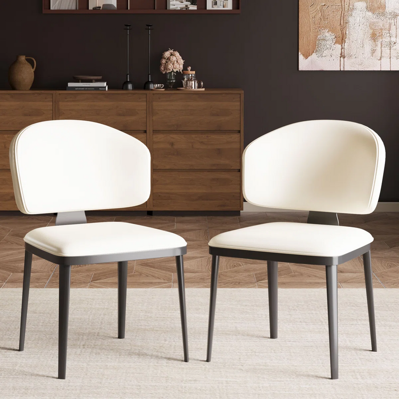 Modern Faux Leather Dining Chairs