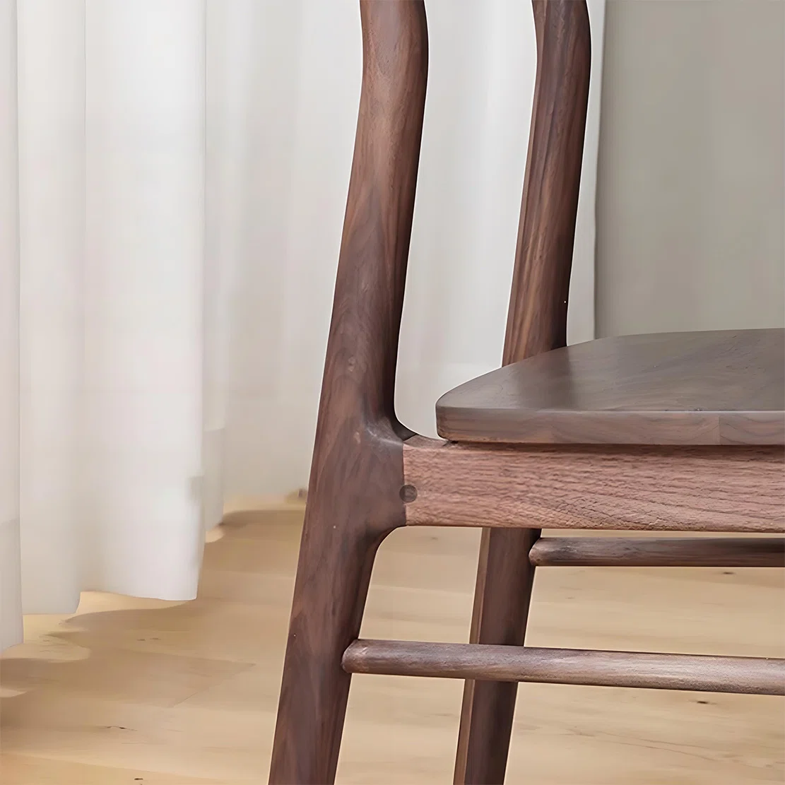 Solid wood table and chair set